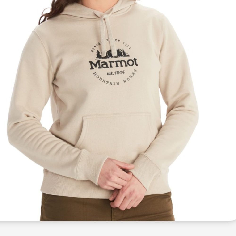 MARMOT Women's Culebra Peak Hoody, Sandbar, Size Small, NWT
